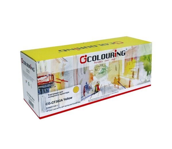 Картридж CF382A (№312A) Yellow 2700 копий Colouring